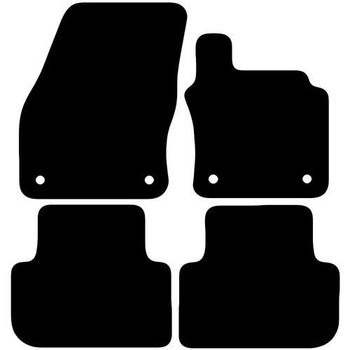 Carsio tailored black carpet - black,